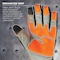 Proflex By Ergodyne Thermal Waterproof Utility Gloves, Thinsulate Lining, Orange, M 818WP - alternate 4
