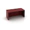 Boss 66" W Office Desk, Mahogany N102-M - alternate 2