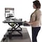 Victor Technology Height Adjustable Standing Desk with Keyboard Tray Standing Desk Converter, 23 in D X 36 in W X DCX760G - alternate 8