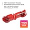 3M Insulation-Displacement Wire Connector, 18 AWG Max, 1 Port, Red, Nylon Insulation, 600 V, 1000 PK 951K-BULK - alternate 9