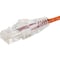 Monoprice Slim Cat6 Utp Cable 5 ft.Orange 14811 - alternate 3
