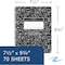 Roaring Spring Case of Signature Black Marble Comp Notebooks, WB Spiral, 70 sht Premium 20 lb Paper, 9.75"x7.5", PK24 10111CS - alternate 7