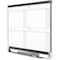 Quartet Calendar Planning Board, Plastic, 36 in, 48 in, Fiberboard/Plastic Frame, White/Gray/Red, Gloss 4MCP43P2-24 - alternate 6