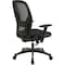 Office Star Executive Chair Managers Chair, Adjustable Arms, 18-3/4" to 22-3/4" Height, Mesh, Black 2300 - alternate 3
