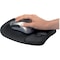 Fellowes Mousepad w/Wrist Support, Black 9176501 - alternate 3