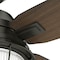Hunter Decorative Ceiling Fan, 52 in Blade Dia, 4 Blades, 3 Speeds, 120V AC, Bronze 59214 - alternate 2