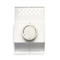 Cadet Electric Baseboard Heater Thermostat, 2 Poles, White, Powder Coated White Paint, 120/208/240V BTF2W - alternate 4