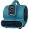 Xpower Mini Mighty Air Mover W/ Power Outlets and 3 hr Timer, 1/4 HP, 925 CFM, 2.3 Amps, 4 Positions, 3 Speeds, Blue P-230AT BLUE - alternate 4