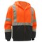 Gss Safety 3-in-1 Bomber Jacket, PU Coated Shell, Class 3 Orange/Black, 4XL 8004-4XL - alternate 4