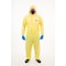 International Enviroguard Disposable Coverallss, Hooded Coverall, L, ChemSplash(R) 1, Elastic Wrist, Elastic Ankle, Yellow 7015YS-L - alternate 2