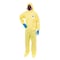 International Enviroguard Chemical Resistant Coveralls, Hooded Coverall, 2XL, ChemSplash(R) 1, Elastic Wrist, Serged Seam 7019YS-2XL - alternate 3