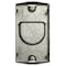 Raco Box Cover, Square Box Type, 1 Gang, Galvanized Steel, Raised Cover Type 701RD - alternate 6