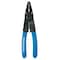 Klein Tools Long Nose Multi Tool Wire Stripper, Wire Cutters, Crimping Tool, 10-22 AWG, 8-1/4 in, Blue 1010 - alternate 4