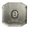 Raco Box Cover, Octagon Box Type, 2 Gang, Galvanized Steel, Raised Cover Type 702R - alternate 3