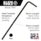 Klein Tools Metric L-Shape Hex Key Hex Key, 4 mm Tip Size LLM4 - alternate 2