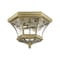 Livex Lighting Monterey/Georgetown 2 Light Antique Brass Outdoor Ceiling Mount 7052-01 - alternate 3