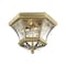 Livex Lighting Monterey/Georgetown 2 Light Antique Brass Outdoor Ceiling Mount 7052-01 - alternate 2
