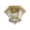 Livex Lighting Monterey/Georgetown 2 Light Antique Brass Outdoor Ceiling Mount 7052-01 - alternate 4