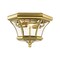 Livex Lighting Monterey/Georgetown 2 Light Polished Brass Outdoor Ceiling Mount 7052-02 - alternate 3