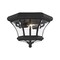 Livex Lighting Monterey/Georgetown 2 Light Black Outdoor Ceiling Mount 7052-04 - alternate 2