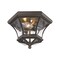Livex Lighting Monterey/Georgetown 2 Light Bronze Outdoor Ceiling Mount 7052-07 - alternate 3