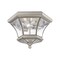 Livex Lighting Monterey/Georgetown 2 Light Brushed Nickel Outdoor Ceiling Mount 7052-91 - alternate 2