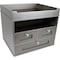 Victor Tidy Tower, Silver, Silver, 12.3" W, 10.8" H, 10.8" D S5500 - alternate 3