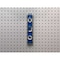 Triton Products 1 In. Single Rod 30 Degree Bend Steel Pegboard Hook for 1/8 In. and 1/4 In. Pegboard, PK10 71123 - alternate 2