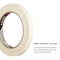 3M Masking Tape, 12 mm W x 55 m L, 4.4 mil Thick, Tan, Rubber Adhesive, 72 PK 201+ - alternate 9