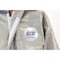 International Enviroguard Chemical Resistant Coveralls, Hooded Coverall, M, ChemSplash(R) 2, Elastic Wrist, Open Ankle, Gray 7215GT-M - alternate 2