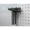 Triton Products 2-3/4 In. Double Rod 80 Degree Bend Steel Pegboard Hook for 1/8 In. and 1/4 In. Pegboard, PK10 72318 - alternate 7