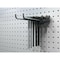 Triton Products 5-3/4 In. Double Rod 80 Degree Bend Steel Pegboard Hook for 1/8 In. and 1/4 In. Pegboard, PK10 72618 - alternate 4