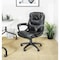 Office Star Managerial Chair Desk Chair, Fixed Arms, 19" to 22" Height, Leather, Black FL660-U6 - alternate 9