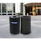 Commercial Zone Products 45 gal Recycling Bin, Black, Steel 728201 - alternate 2