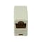 Monoprice CAT5E, RJ45, Straigt Inline Coupler, Beige 7280 - alternate 4