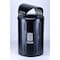 Commercial Zone Products Trash Container, Canopy Lid, Black 72863399 - alternate 1