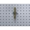 Triton Products 1/4 In. to 1/2 In. Hold Range Steel Standard Spring Clip for 1/8 In. and 1/4 In. Pegboard, PK10 73205 - alternate 4