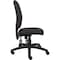 Boss Fabric Task Chair, 21 1/2-, Armless, Black B3035-BK - alternate 3