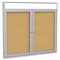 Ghent Enclosed Bulletin Board 36"x48", 2 Door PAK5 - alternate 2