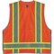 Ergodyne Orange Type R Class 2 Heavy-Duty Surveyo, Mesh, Polyester, Zipper Closure, 4 Outside Pockets 8254HDZ - alternate 8