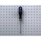 Triton Products 3/4 In. I.D. Steel Single Ring Tool Holder for 1/8 In. and 1/4 In. Pegboard, PK10 74120 - alternate 2