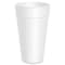 Dart Disposable Hot cup 20 oz. White, Foam, Pk500 20J16 - alternate 2