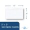 Roaring Spring Case of Index Cards 3"x5", 100 Sheets of White Index Per Pack, Ruled on Front, Blank on Back 74804cs - alternate 5
