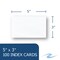 Roaring Spring Case of Blank Index Cards 3"x5", 100 per pack, Unruled, Blank on Both Front and Back Sides 74814cs - alternate 5