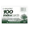 Roaring Spring Case of Recycled Index Cards 4"x6", 100 per pack, White Paper, Ruled on Front, Blank on Back 74834cs - alternate 1