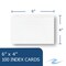 Roaring Spring Case of Recycled Index Cards 4"x6", 100 per pack, White Paper, Ruled on Front, Blank on Back 74834cs - alternate 2