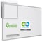 Best-Rite Dry Erase Board, Porcelain, 48 in, 96 in, Aluminum Frame, White, Gloss 2029H - alternate 5