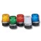 Federal Signal Warning Light, Blue, Strobe Tube, 24V DC, 80 FPM, 4 3/32 in Dia., 1/2 in NPT Pipe or Surface FB24ST-024B - alternate 2