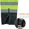 Ergodyne High Visibility Rain Pants, Polyester/Polyurethane Coating, Elastic Closure, Size S 8915BK - alternate 6