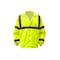 Gss Safety Hi-Vis Lightweight Rip Stop Button Front Shirt, 96% Polyester/4% Spandex, Lime, 5XL 7505-5XL - alternate 3